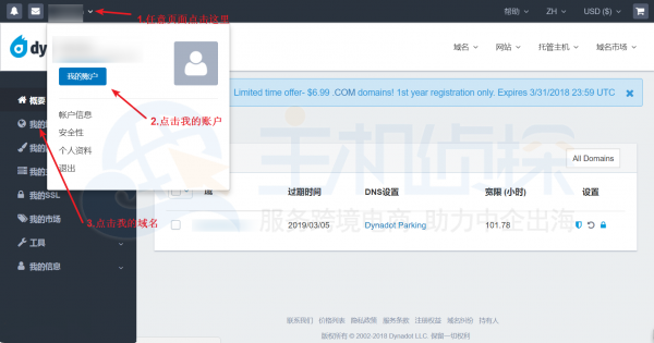 Dynadot使用教程